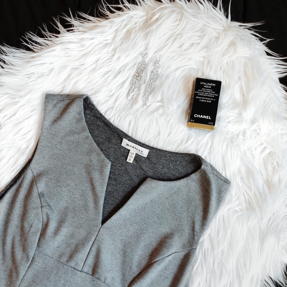 • HOST PICK • GREY FITTED DRESS